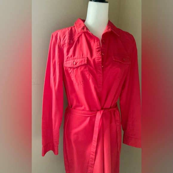 Red Cotton Dress-New - Picture 6 of 8